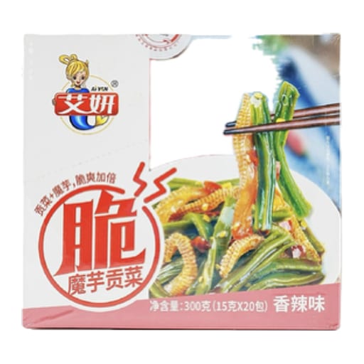 AIYAN Konjac Jelly With Pickle Spicy Flavor — 20 × 300g per case