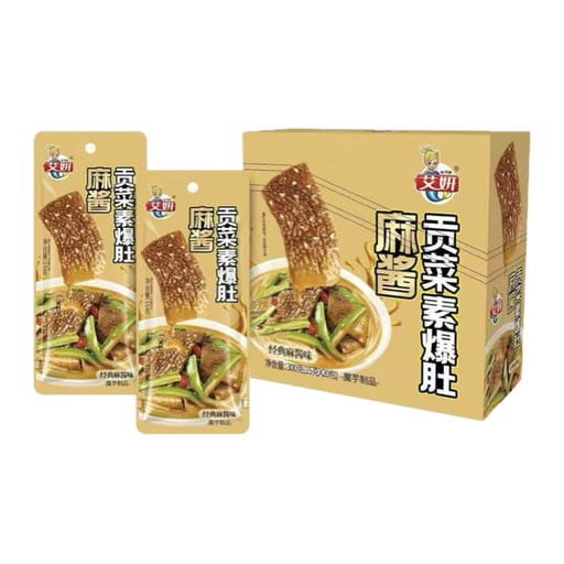 AIYAN Konjac Vegan Beef Tripe (Classic Sesame Sauce) — 20 × 15g x 20pc per case