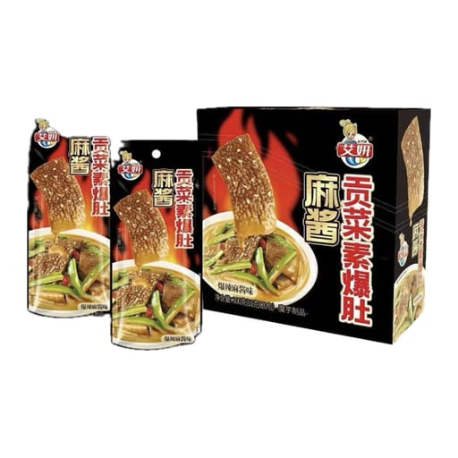 AIYAN Konjac Vegan Beef Tripe (Spicy Sesame Sauce) — 20 × 15g x 20pc per case