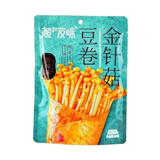 CYW Spicy Enoki Mushroom and Tofu Rolls — 30 × 100g per case