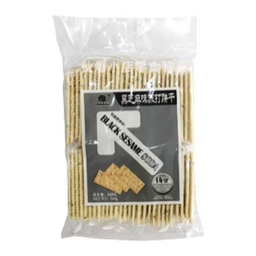 GuoZiTing Soda Crackers (Sesame Flavor) — 12 × 360g per case