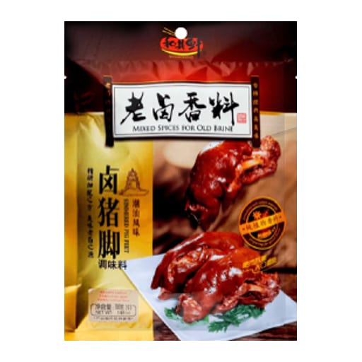 HEQIXIAN Old Braised Spice for Pork Feet — 40 × 100g per case
