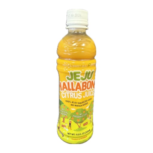 JEJU Hallabong Citrus Juice (100% Squeezed) — 20 × 340ml per case