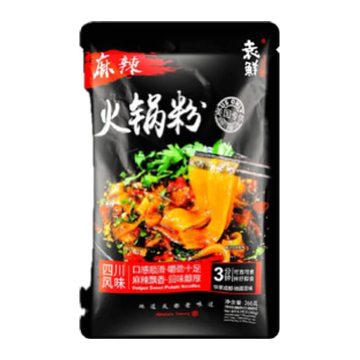 YUANXIAN Szechwan Spicy Hot Pot Noodles — 30 × 266g per case