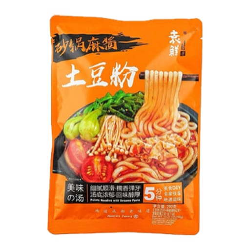 YUANXIAN Spicy Sesame Paste Potato Noodles — 30 × 290g per case