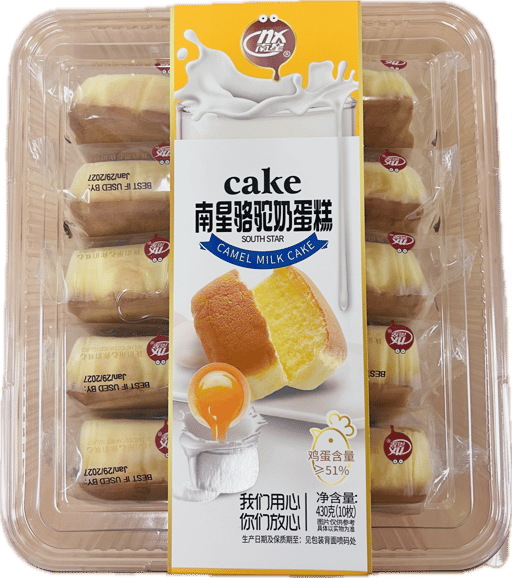 NX Camel Milk Cake — 10 × 430g per case