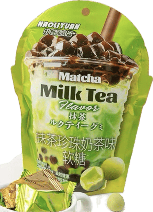 HLY Mocha Boba Milk Tea Gummy — 60 × 50g per case