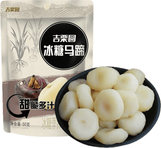 JLY Rock Sugar Water Chestnut — 14 × 80g per case