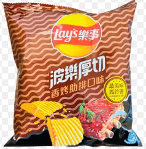 s Grill BBQ Flavored Potato Chips — 12 × 34g per case