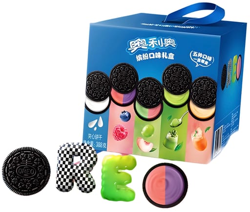 OREO Cookie Combination Flavor Gift Box — 12 × 388g per case