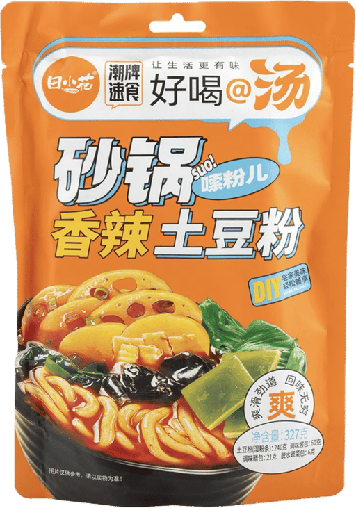 Tianxiaohua Casserole Potato Noodle — 30 × 327g per case