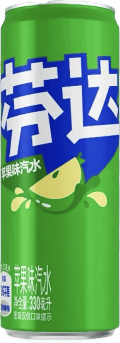 FANTA Apple Can — 12 × 330ml per case