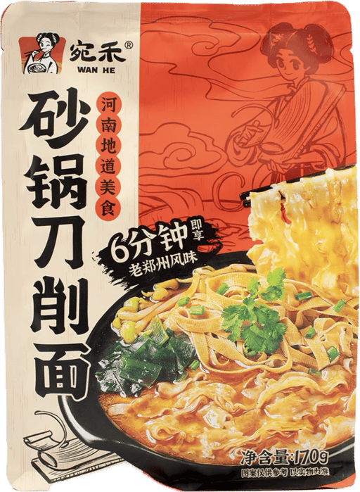 Wanhe Sliced Noodles — 20 × 170g per case