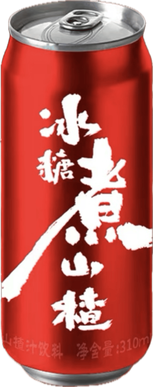 JLY Rock Sugar HawthUPCone Drink — 24 × 310ml per case