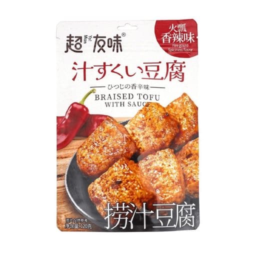 ChaoYouWei Fire Ground Spiciness Flavor Braised Tofu Wz Sauce — 24 × 120g per case