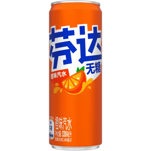 FANTA Sugar Free — 24 × 330ml per case