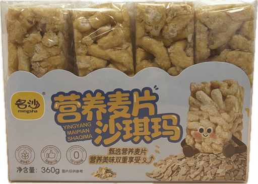 MINGSHA SAQIMA Cereal Flavor — 16 × 360g per case