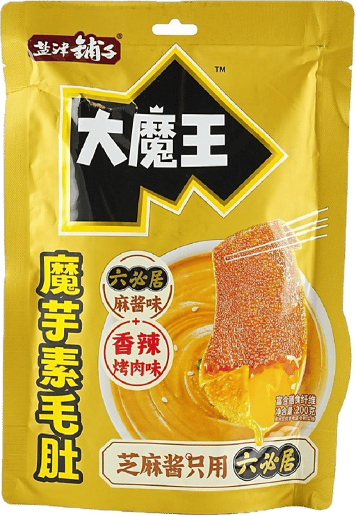 YJPZ Konjac Snack Variety Pack - Sesame Paste Flavor 7.1 oz — 20 × 200g per case