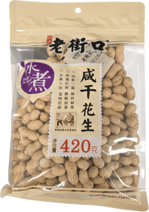 LaoJieKou Cacahuètes salées savoureuses LaoJieKou — 24 × 420g par caisse