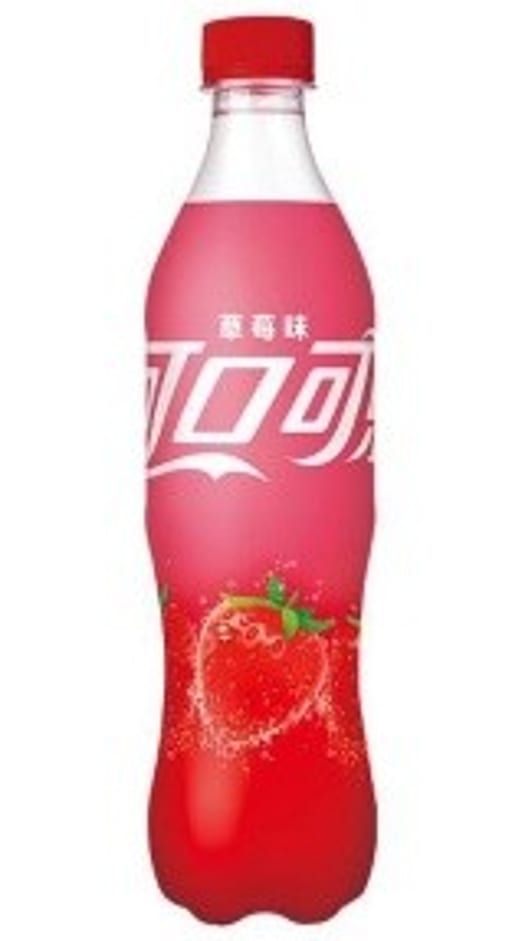 COKE Strawberry Flavor — 12 × 500ml per case
