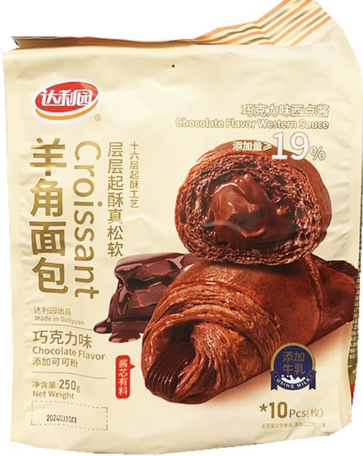 DALIYUAN Crossiant Cholocate Flavor — 16 × 250g per case