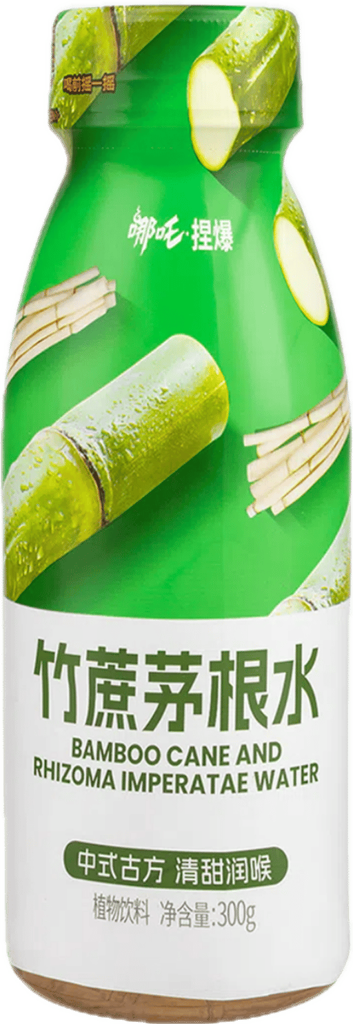 Nezha Bamboo Lalang Grass Rhizome Water — 15 × 300ml per case