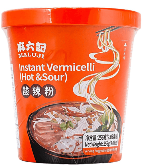 MaliuJi Hot and Spicy Noodle (Wet) — 24 × 256g per case