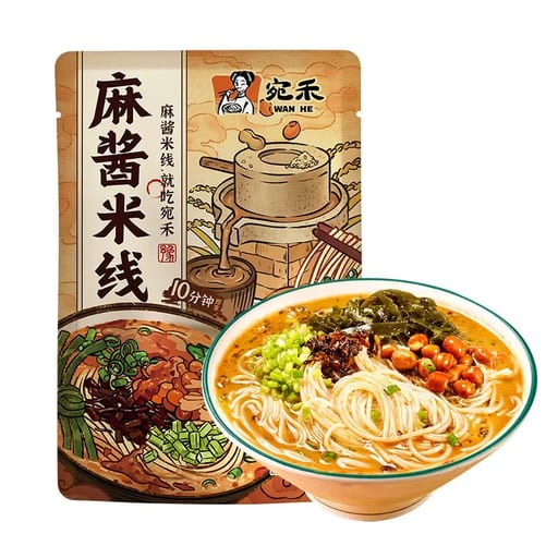 Wanhe Classic Sesame Rice Noodle — 25 × 243g per case