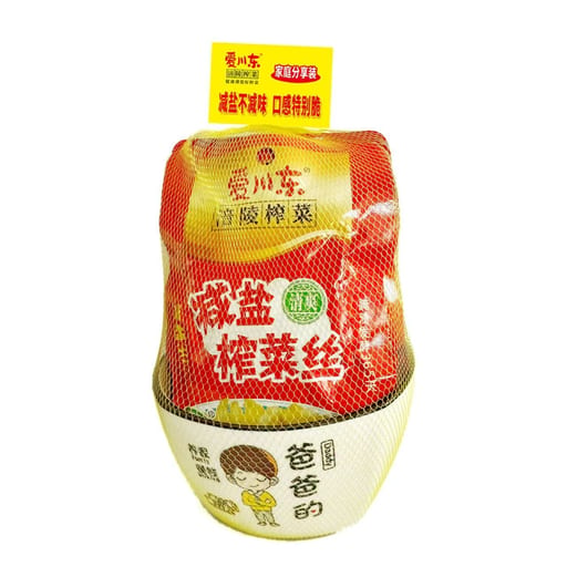 ACD 爱川东 鲜脆减盐榨菜丝(8连包)带碗 — 整箱 16 × 53g×8