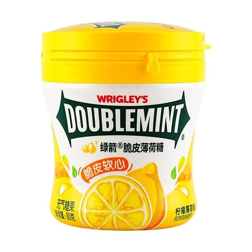 Wrigley's Crispy Mint Candy Lemon Mint Flover — 36 × 80g per case