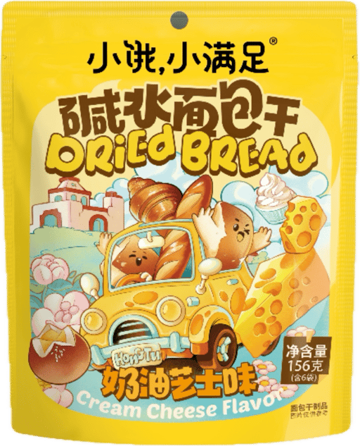 Little Hunger Little Satisfy Pretzel Crisps (Buttery Cheese Flavor) — 12 × 156g per case