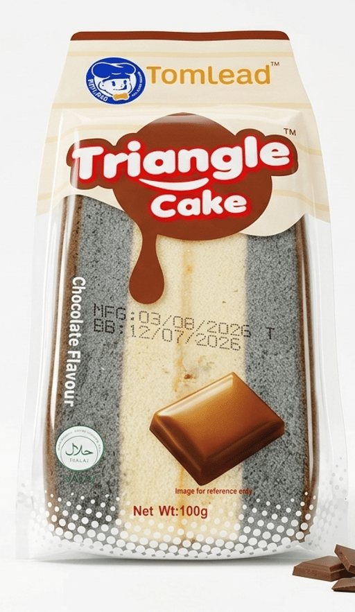 TL Triangle Cake Chocolate — 20 × 100g per case