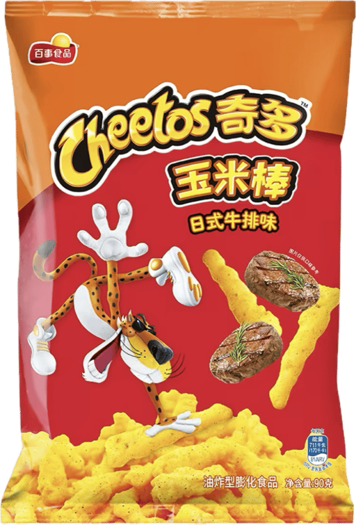 Cheetos Bánh Que Ngô Cheetos Vị Bít Tết Kiểu Nhật — mỗi thùng 50 × 50g