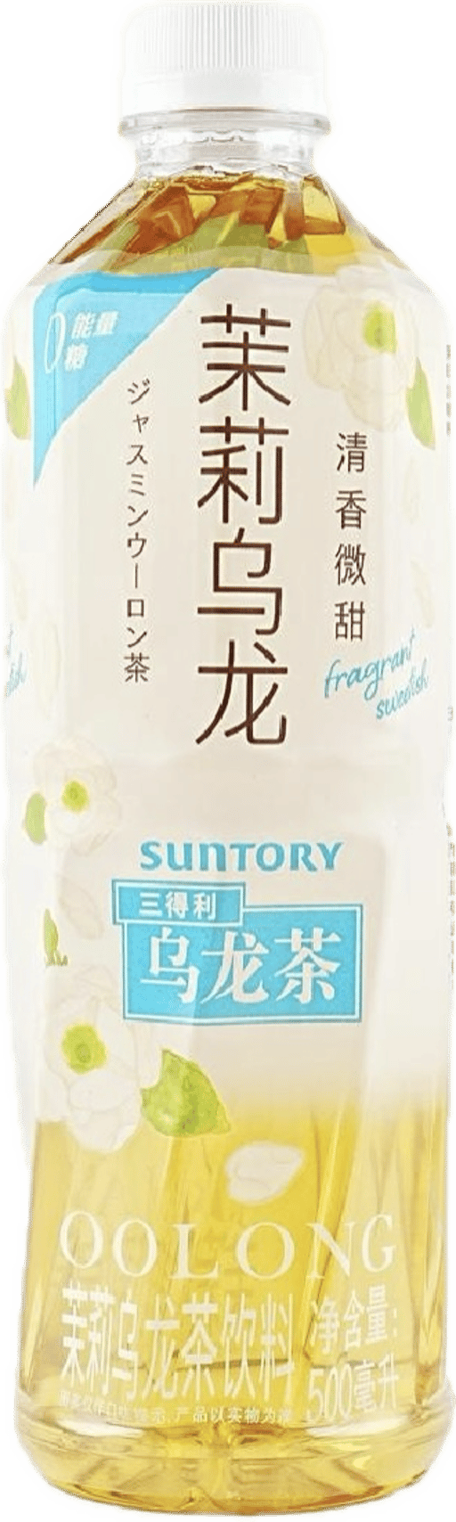 SUNTORY Jasmine Oolong Tea Slightly Sweet — 15 × 500ml per case