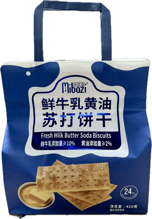 MIBOZI Fresh Milk Butter Soda — 10 × 420g per case