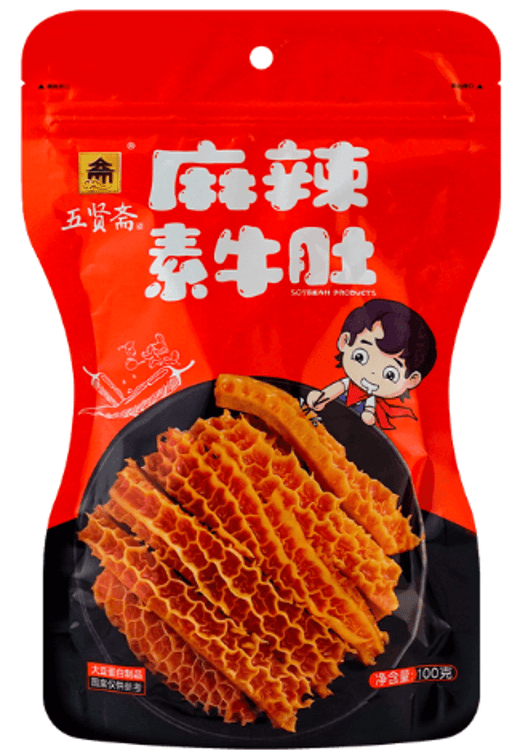 Spicy Mala Vegetarian Made from Soybeans, 3.52oz — 50 × 100g per case