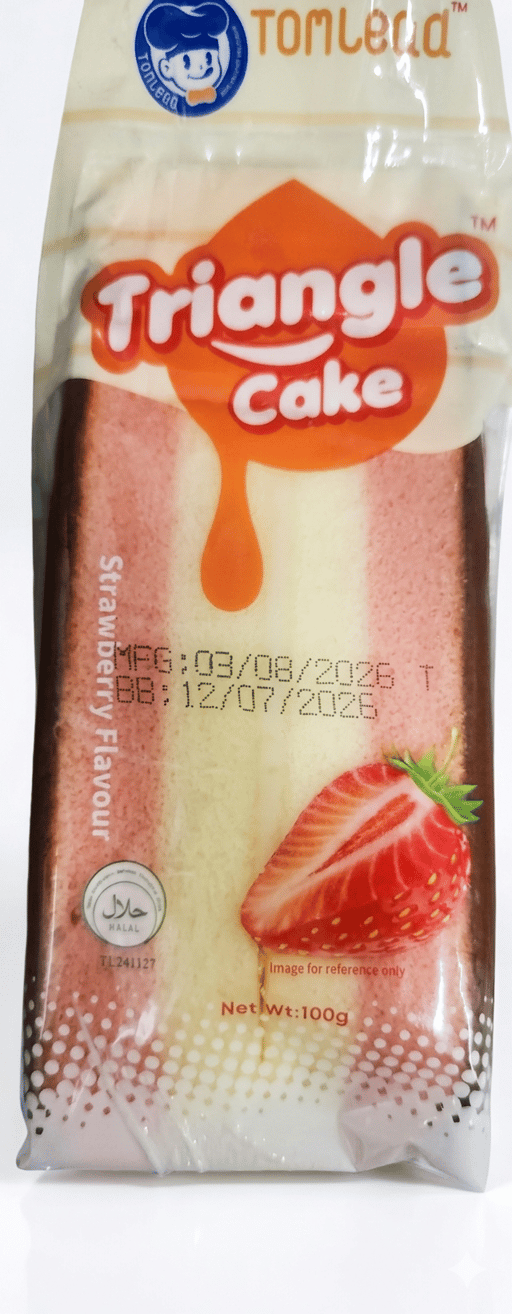 TL Triangle Cake Strawberry — 20 × 100g per case
