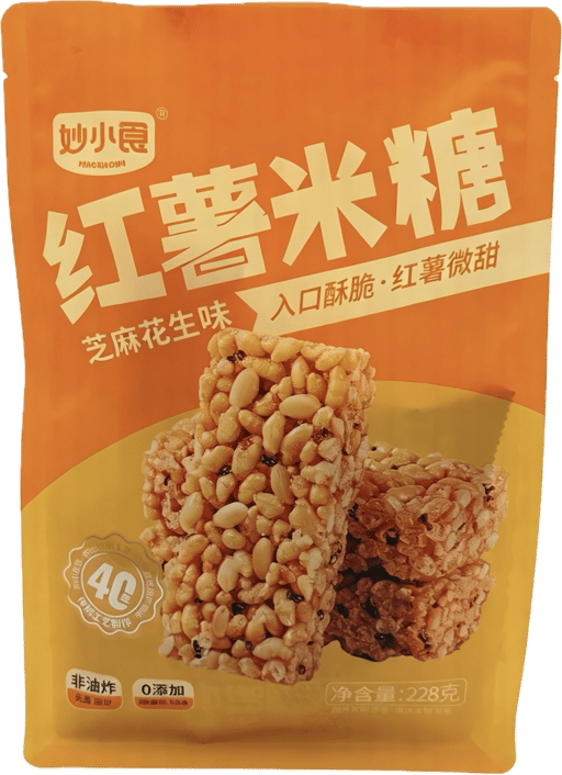 MXS Sweet Potato Rice Cracker — 16 × 228g per case