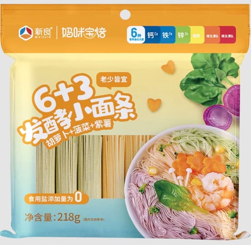 Mama Bakery 6+3 Yeast Noodles — 20 × 218g per case