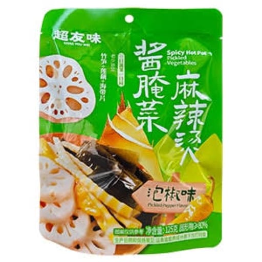 CYW ChaoYouWei Snack de Légumes pour Fondue Chinoise Épicée — 30 × 142g par caisse